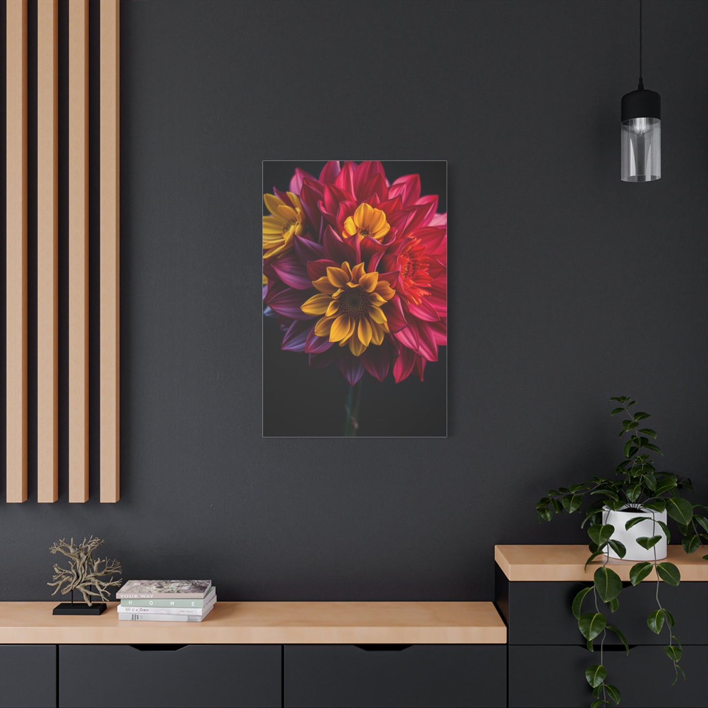 Serene Blossom Countenance Wall Art & Canvas Print
