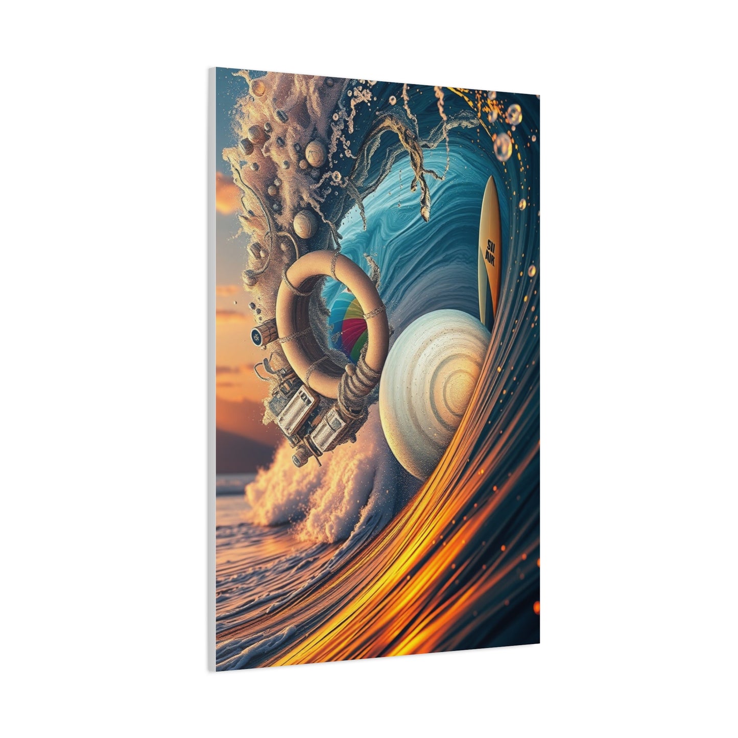 Coastal Opulence Canvas Wall Art & Canvas Print