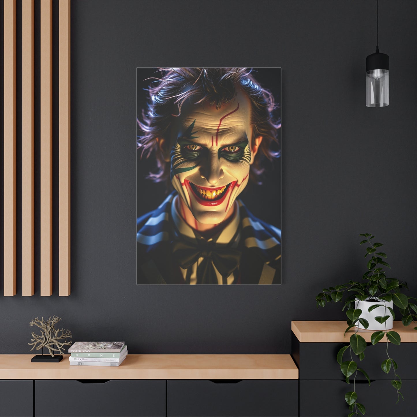 Beetlejuice (Film Series) Characters Art Luxury Canvas Wall Art & Canvas Print