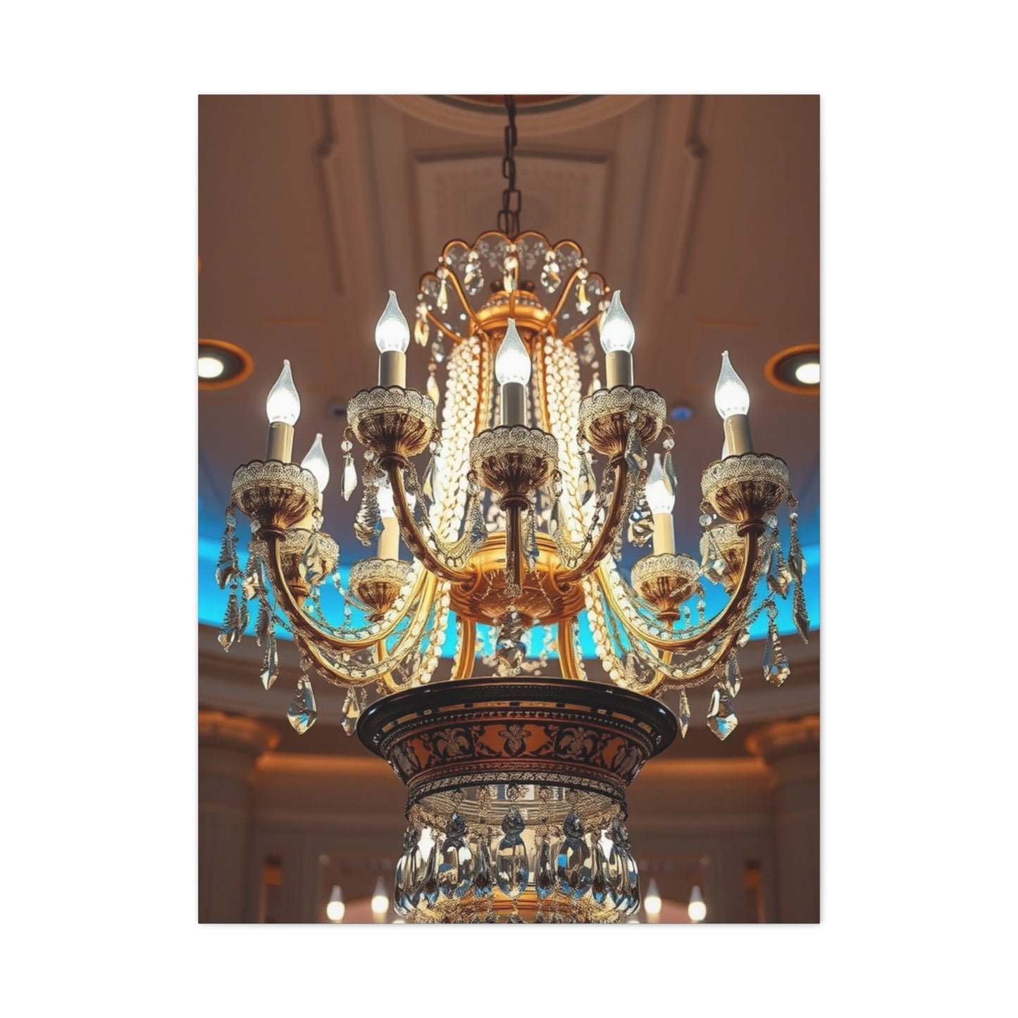Chandelier Art Luxury Canvas Wall Art & Canvas Print
