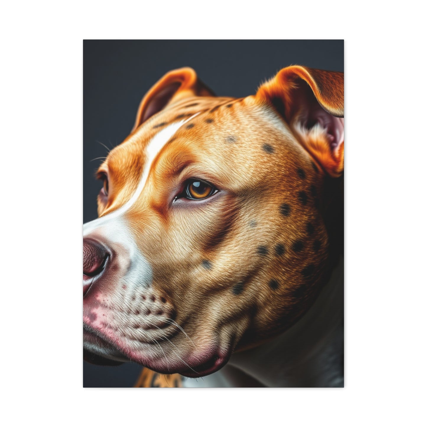 Vision Pit Bull Art Art Wall Art & Canvas Print