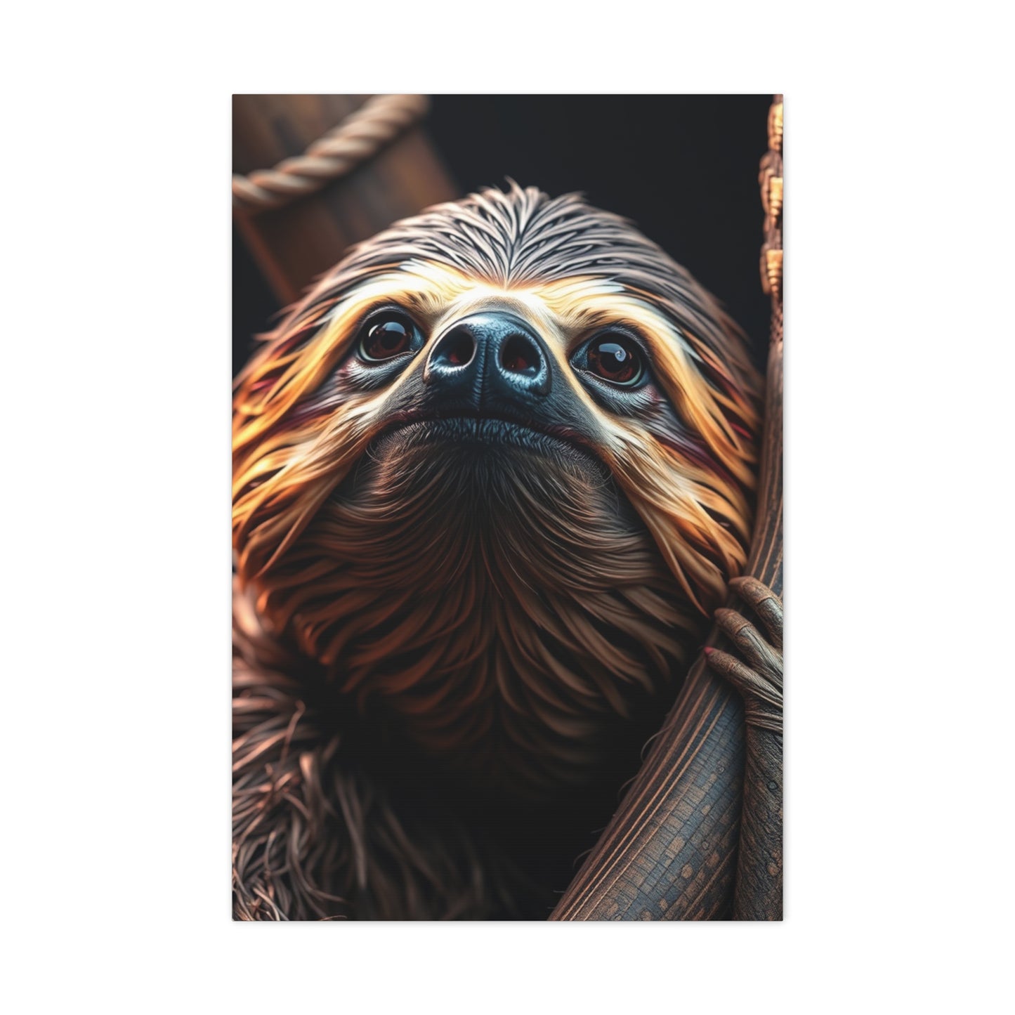 Masterpiece Sloth Art Vision Wall Art & Canvas Print