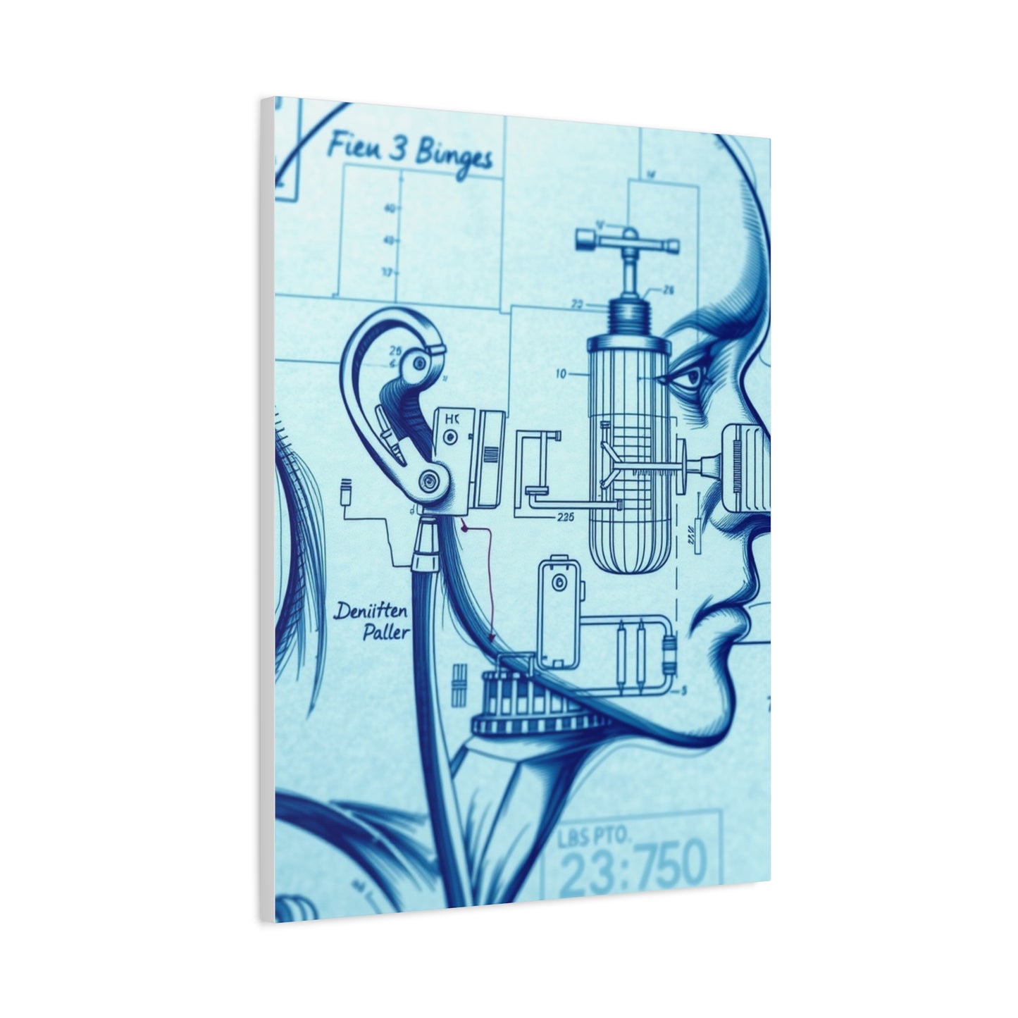 Supreme Blueprint & Patent Sketches Art Collection Wall Art & Canvas Print