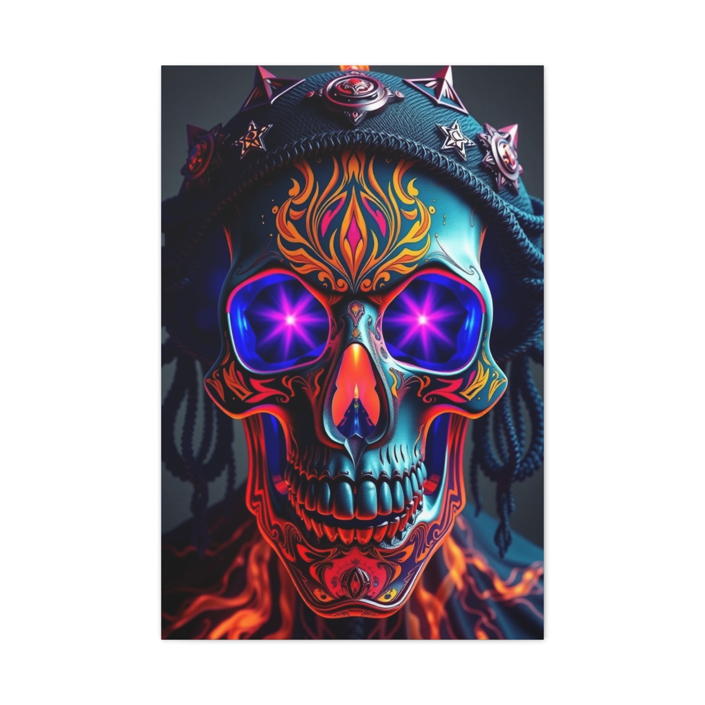 Radiant Skull Tableau Wall Art & Canvas Print