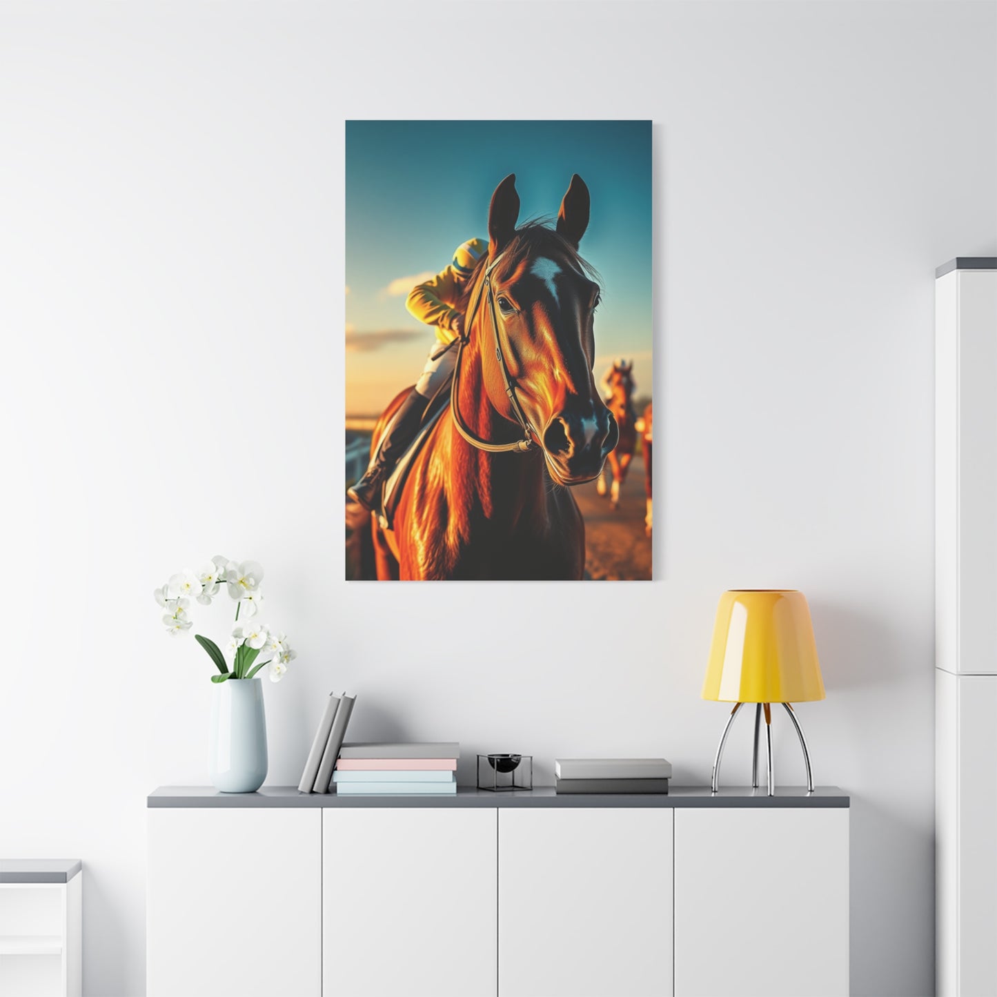 Masterpiece Horse Racing Art Vision Wall Art & Canvas Print