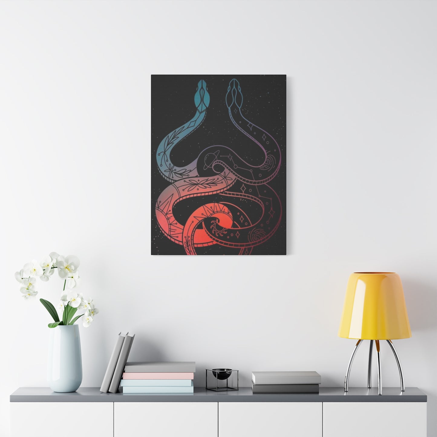 Two Snakes Poster Wall Art & Canvas Prints