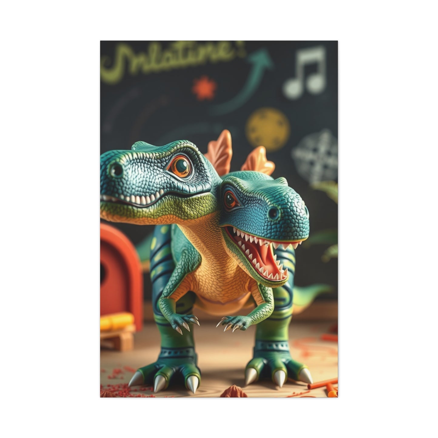 Vision Kid’s Dinosaur Art Art Wall Art & Canvas Print