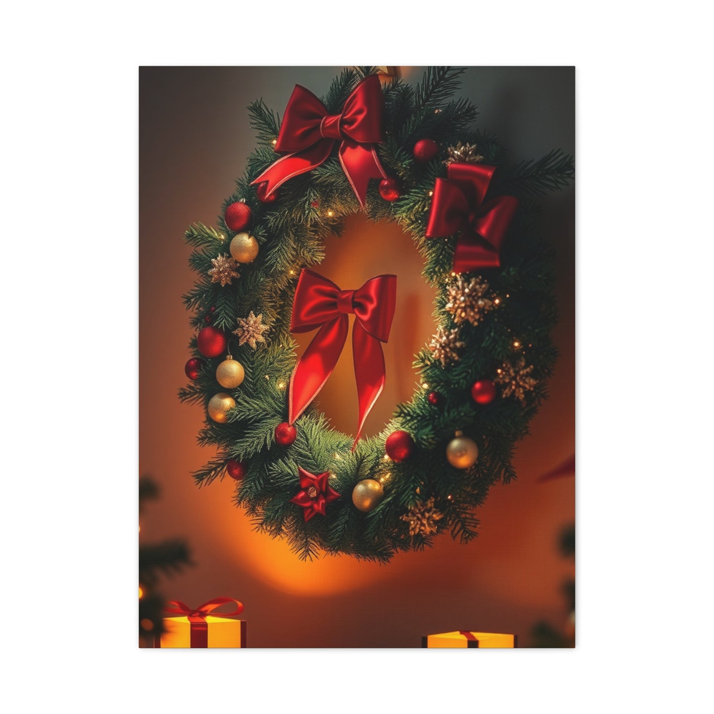 Masterpiece Christmas Trees & Wreath Art Vision Wall Art & Canvas Print