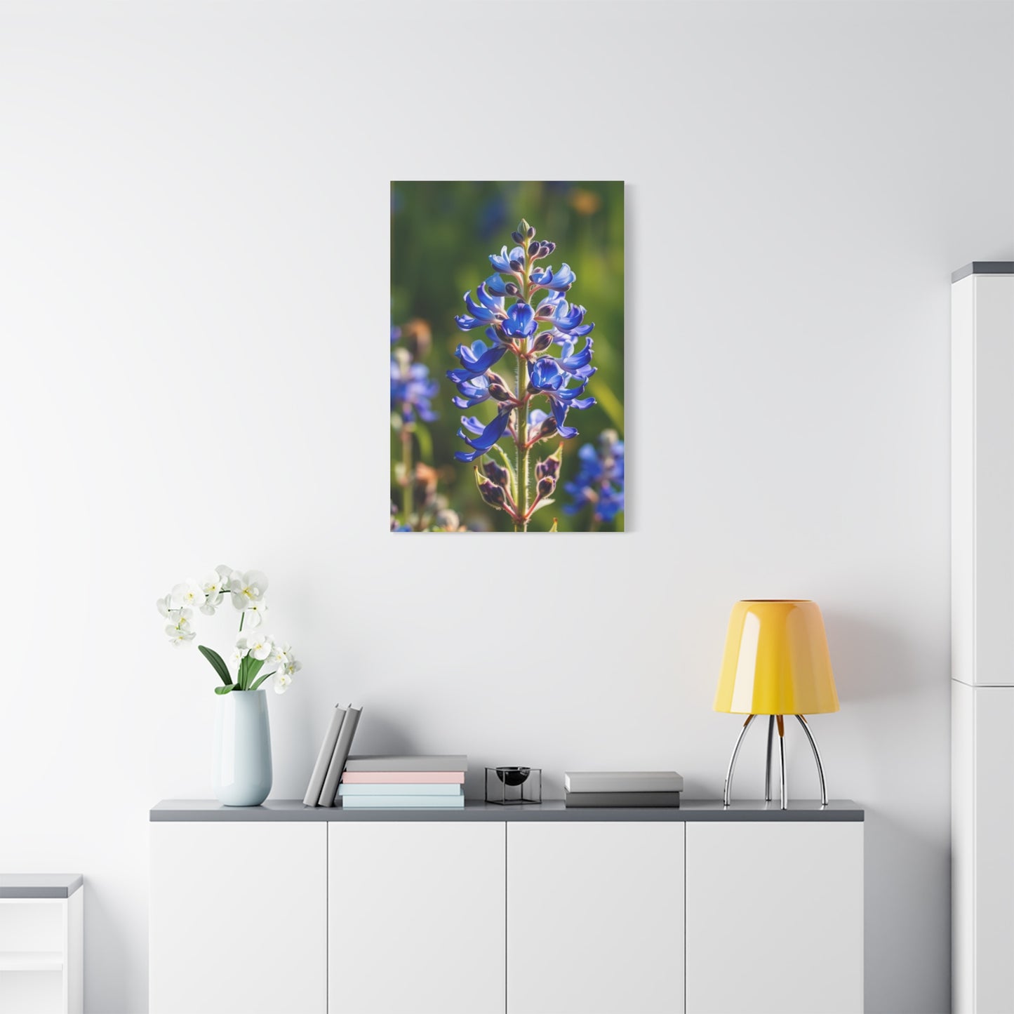 Collection Bluebonnet Flower Art Art Wall Art & Canvas Print