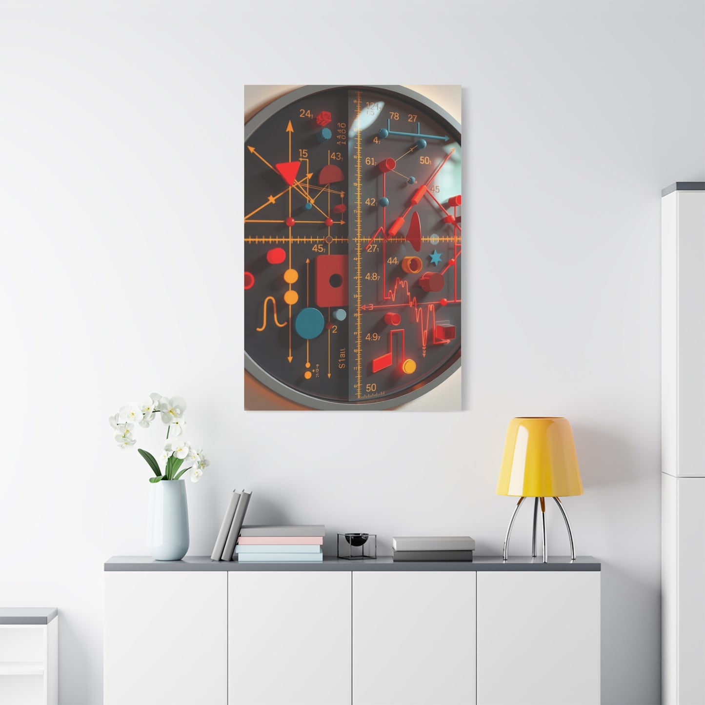 Masterpiece Modern Math Art for Creative Spaces Vision Wall Art & Canvas Print