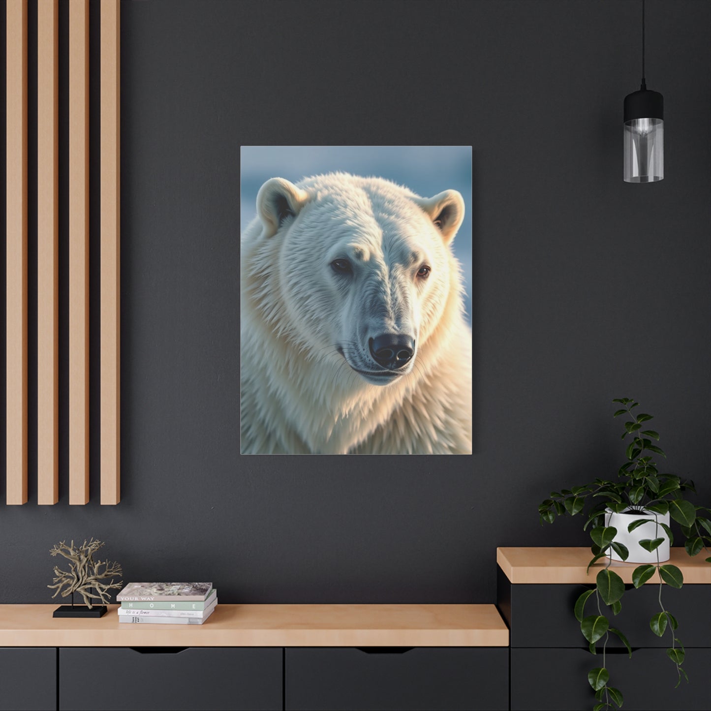 Polar Bear Art Luxury Canvas Wall Art & Canvas Print