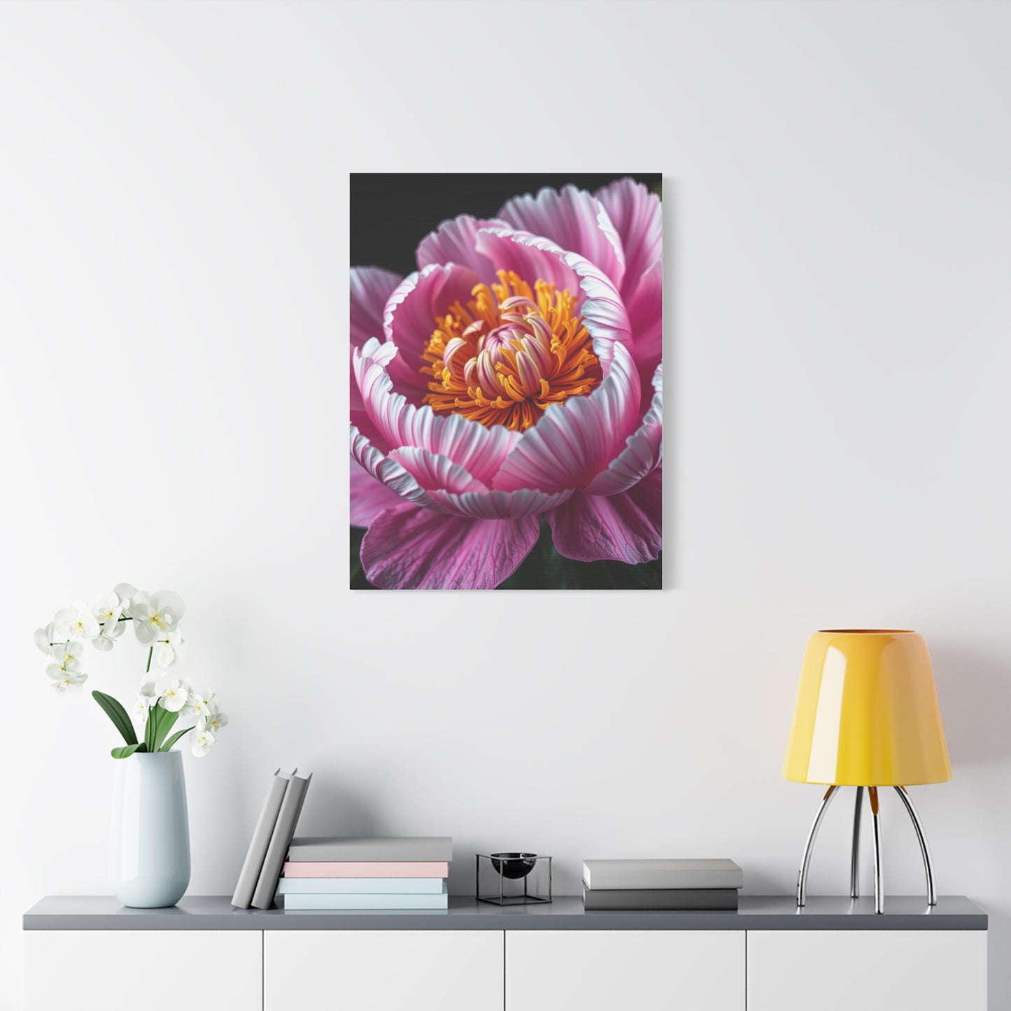 Celestial Peony Elegance Wall Art & Canvas Print