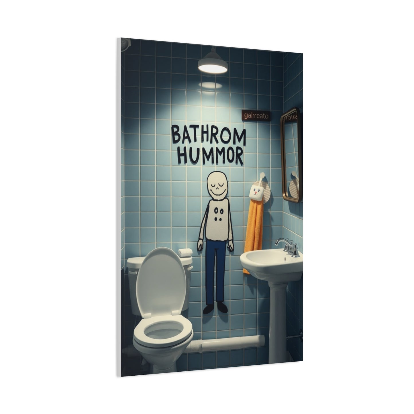 Collection Bathroom Humor Art Art Wall Art & Canvas Print