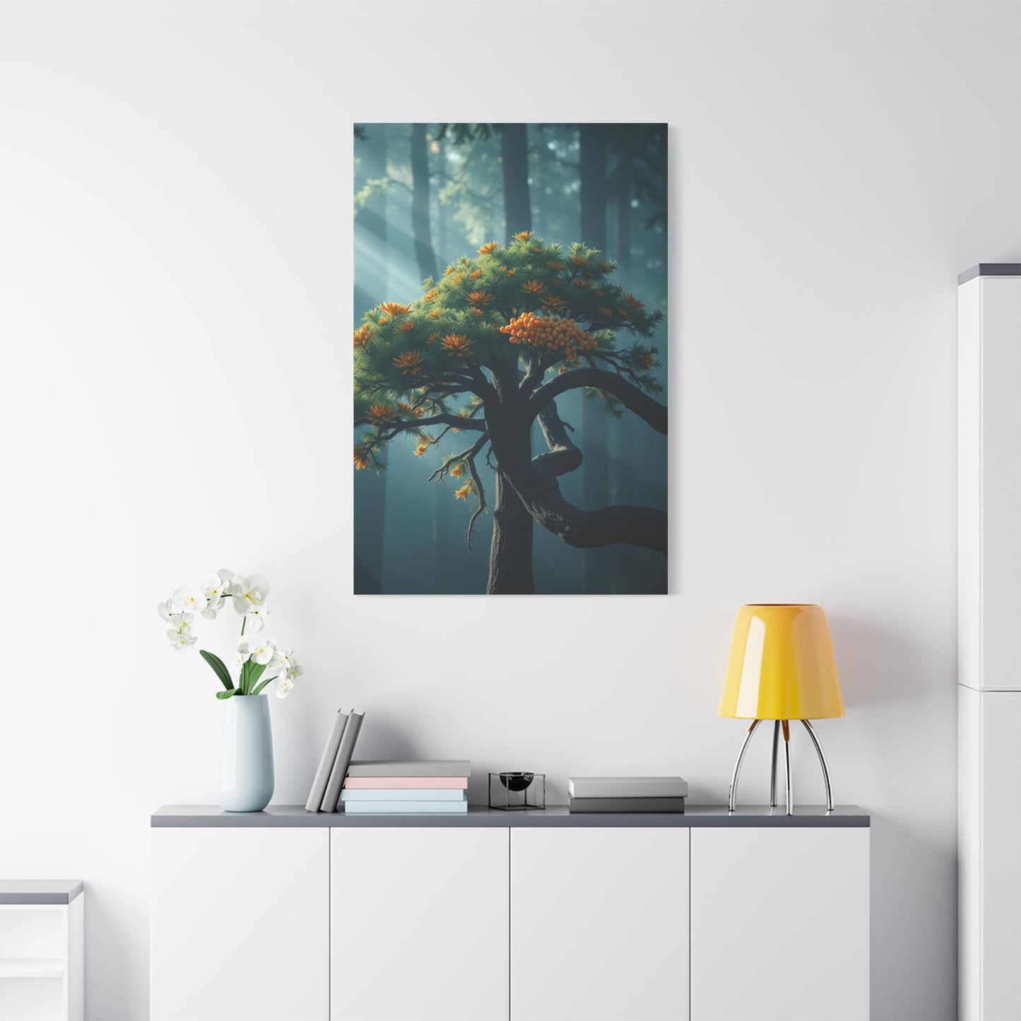 Rustic Grandeur Painting Wall Art & Canvas Print