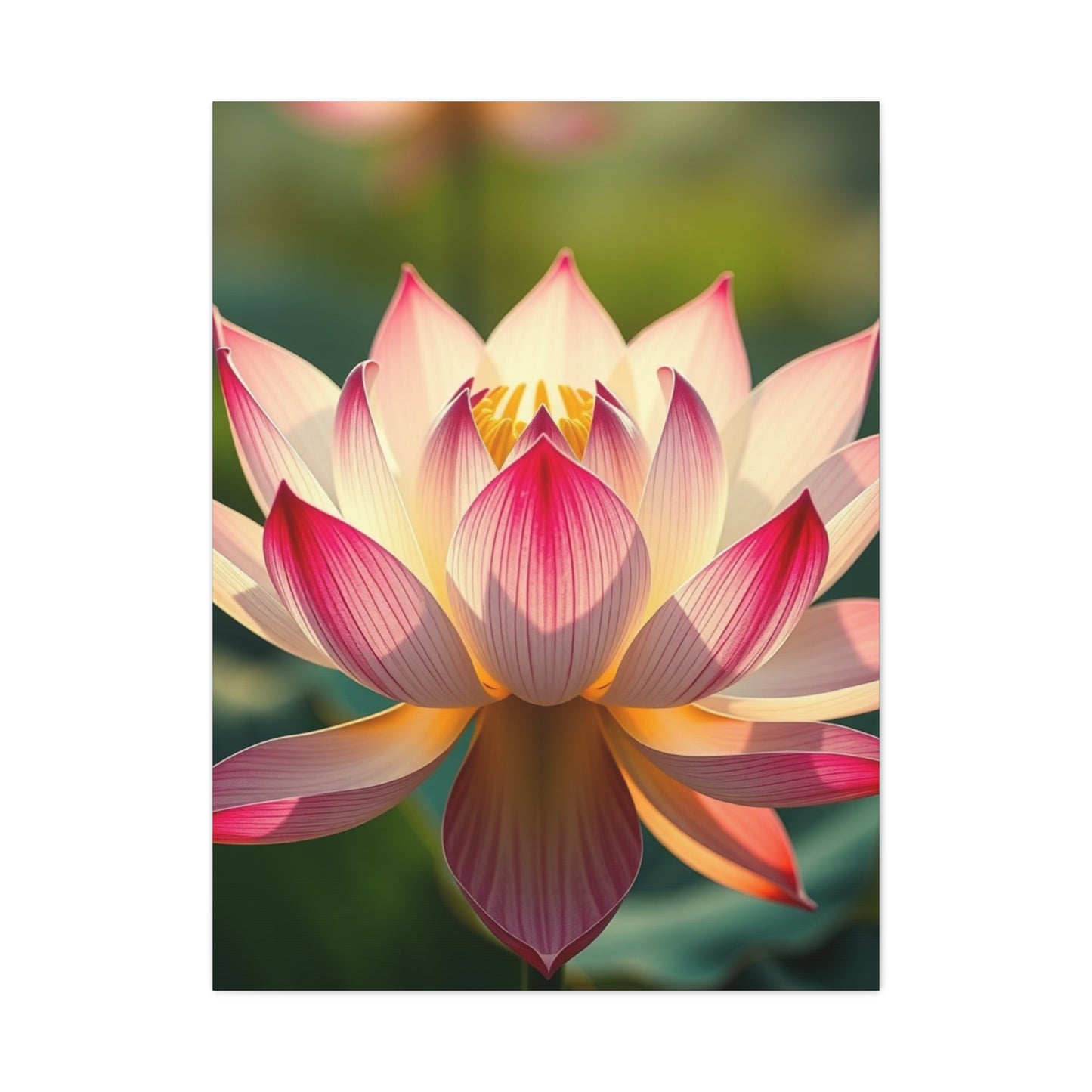 Opulent Lotus Reverie Canvas wall art & canvas print
