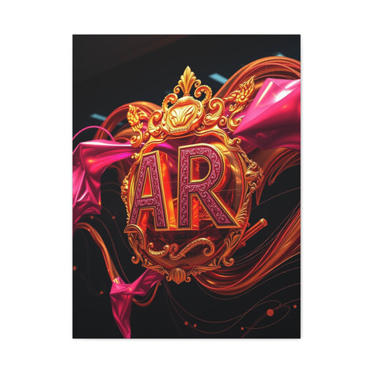 Supreme Gold & Pink Art Collection Wall Art & Canvas Print