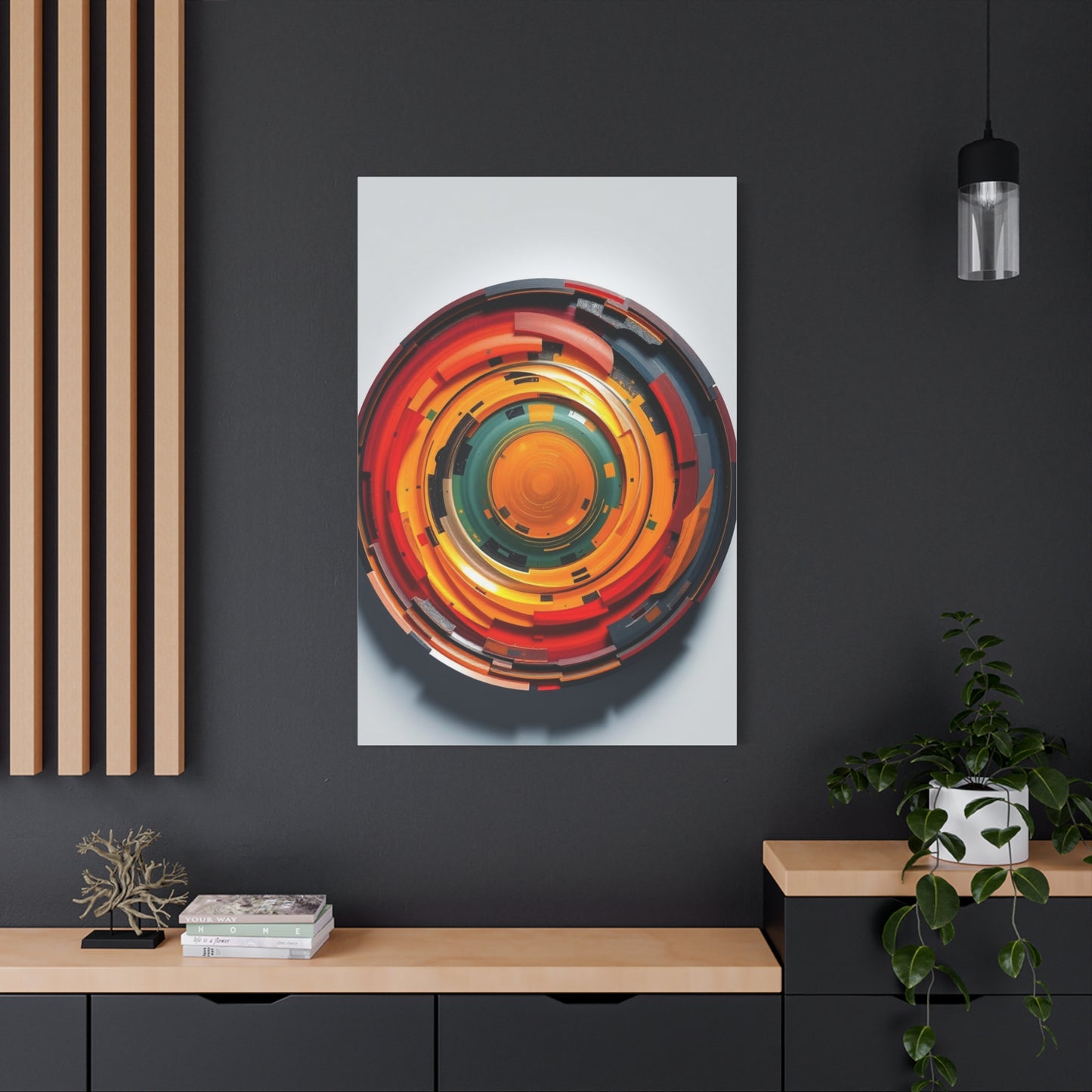Orbital Abstraction Elegance wall art & canvas print