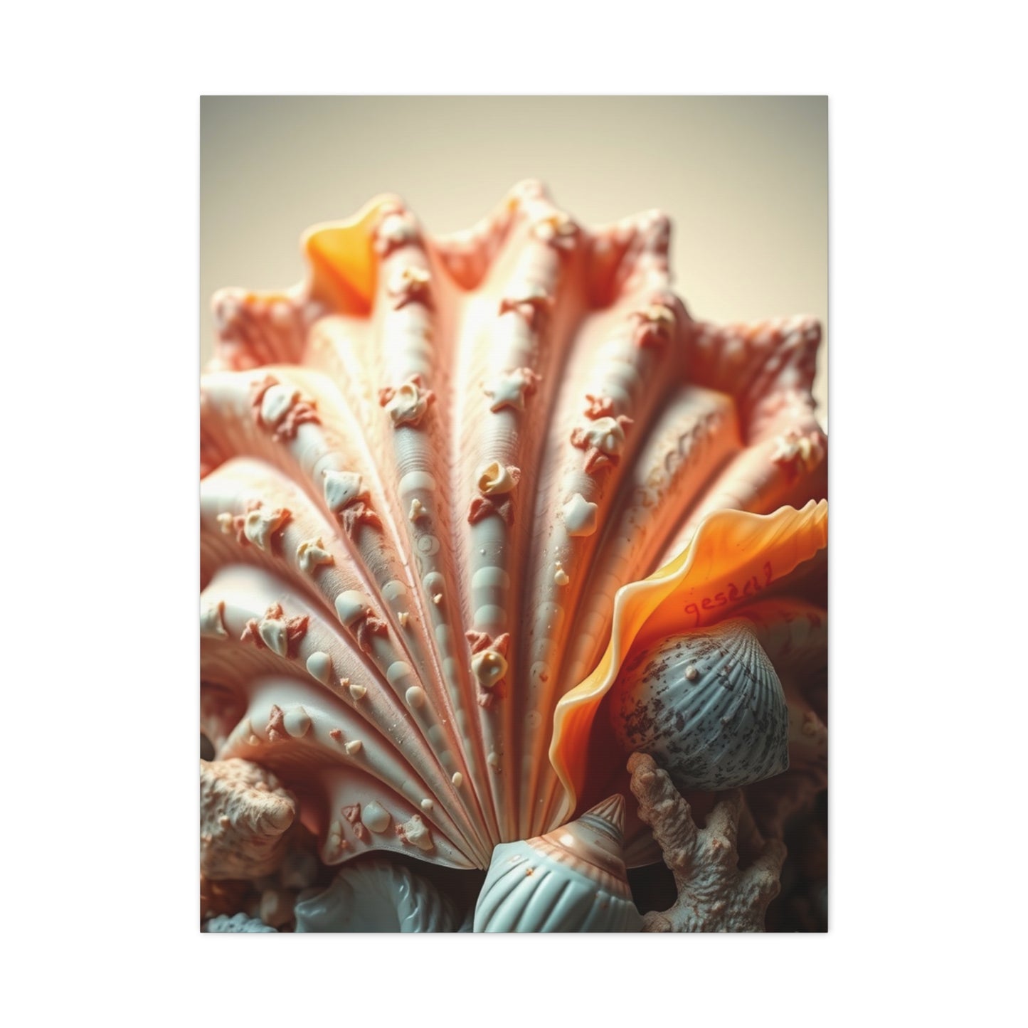 Sea Shell Art Luxury Canvas Wall Art & Canvas Print