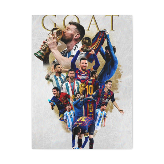 Leonel Messi The GOAT Wall Art & Canvas Prints