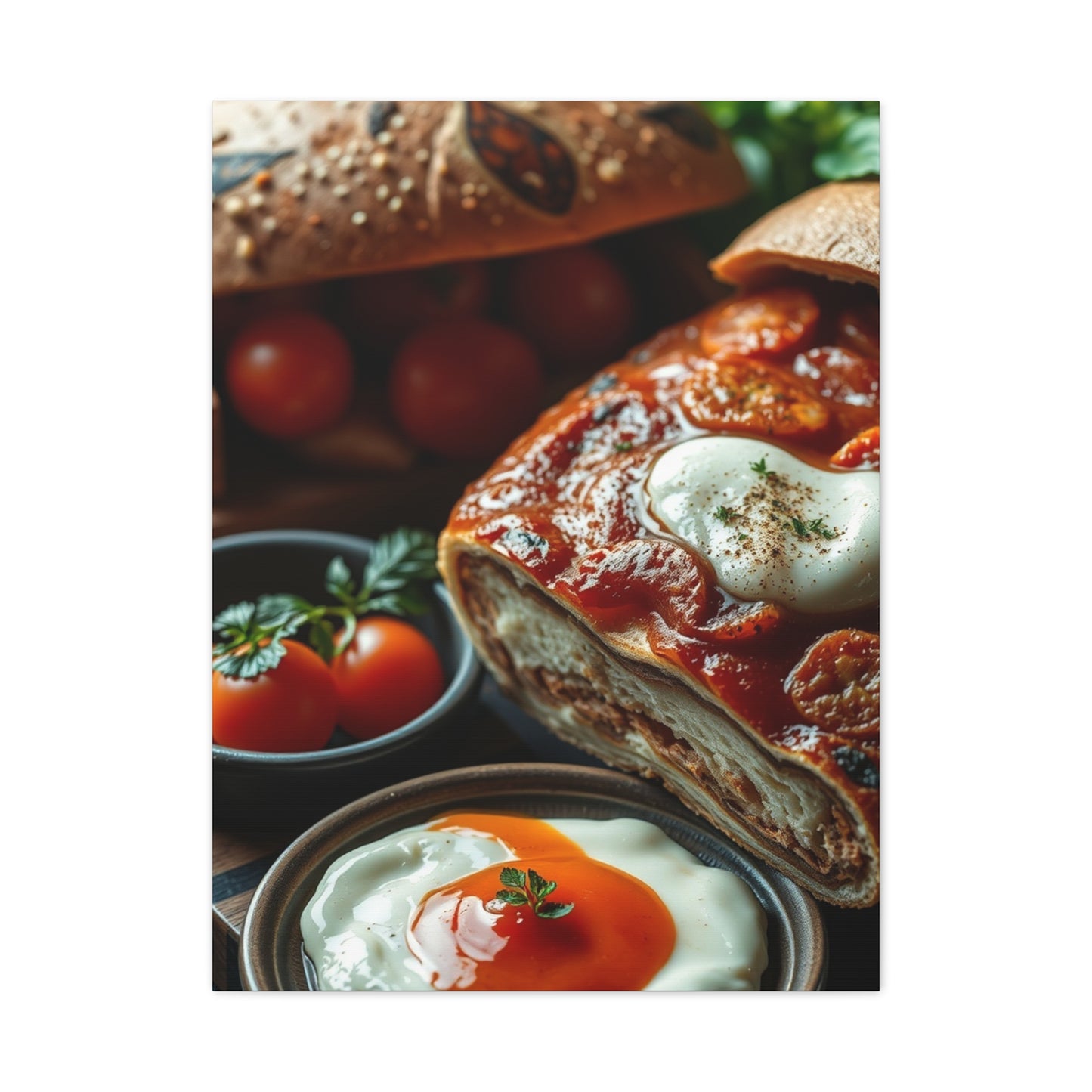 Masterpiece Italian Food Art Vision Wall Art & Canvas Print