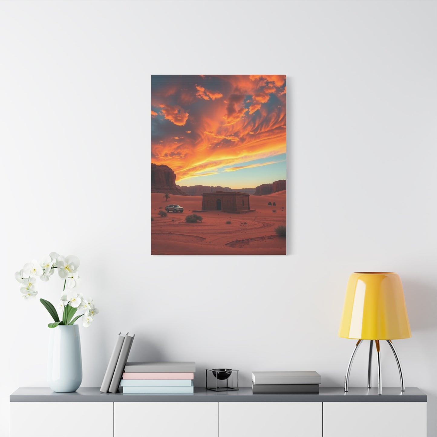 Celestial Desert Tapestry Wall Art & Canvas Print