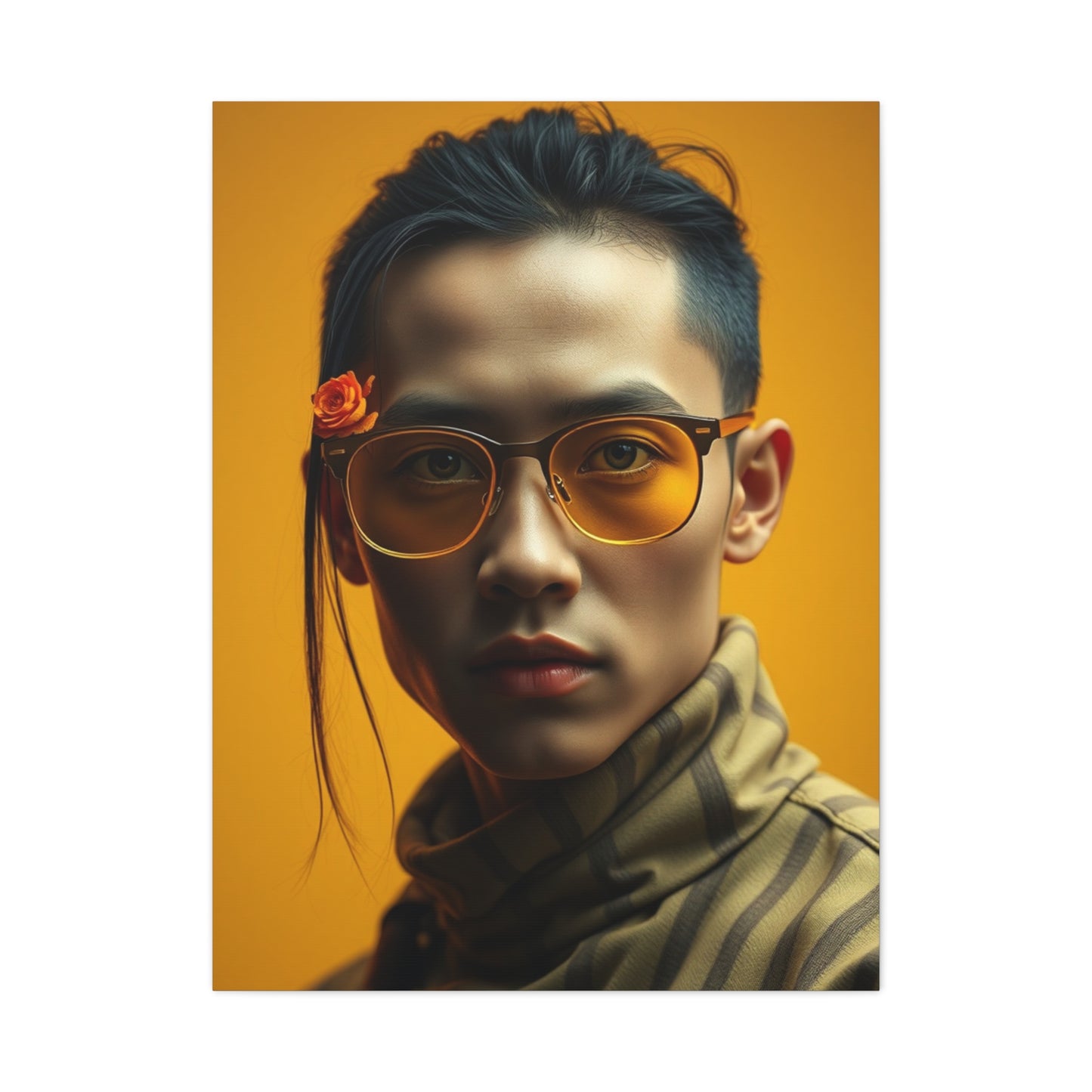 Luminous Gold Impression Wall Art & Canvas Print