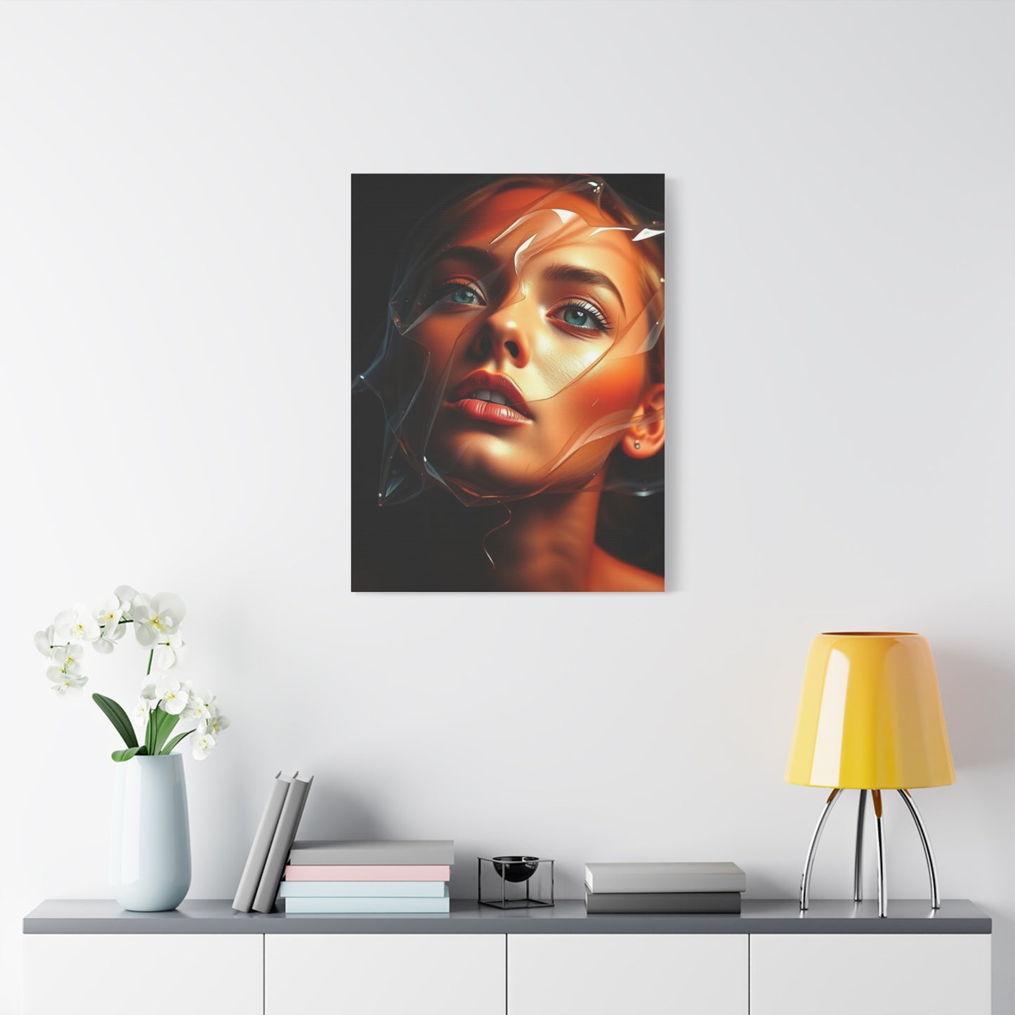 Elite Pop of Orange Art Vision Wall Art & Canvas Print