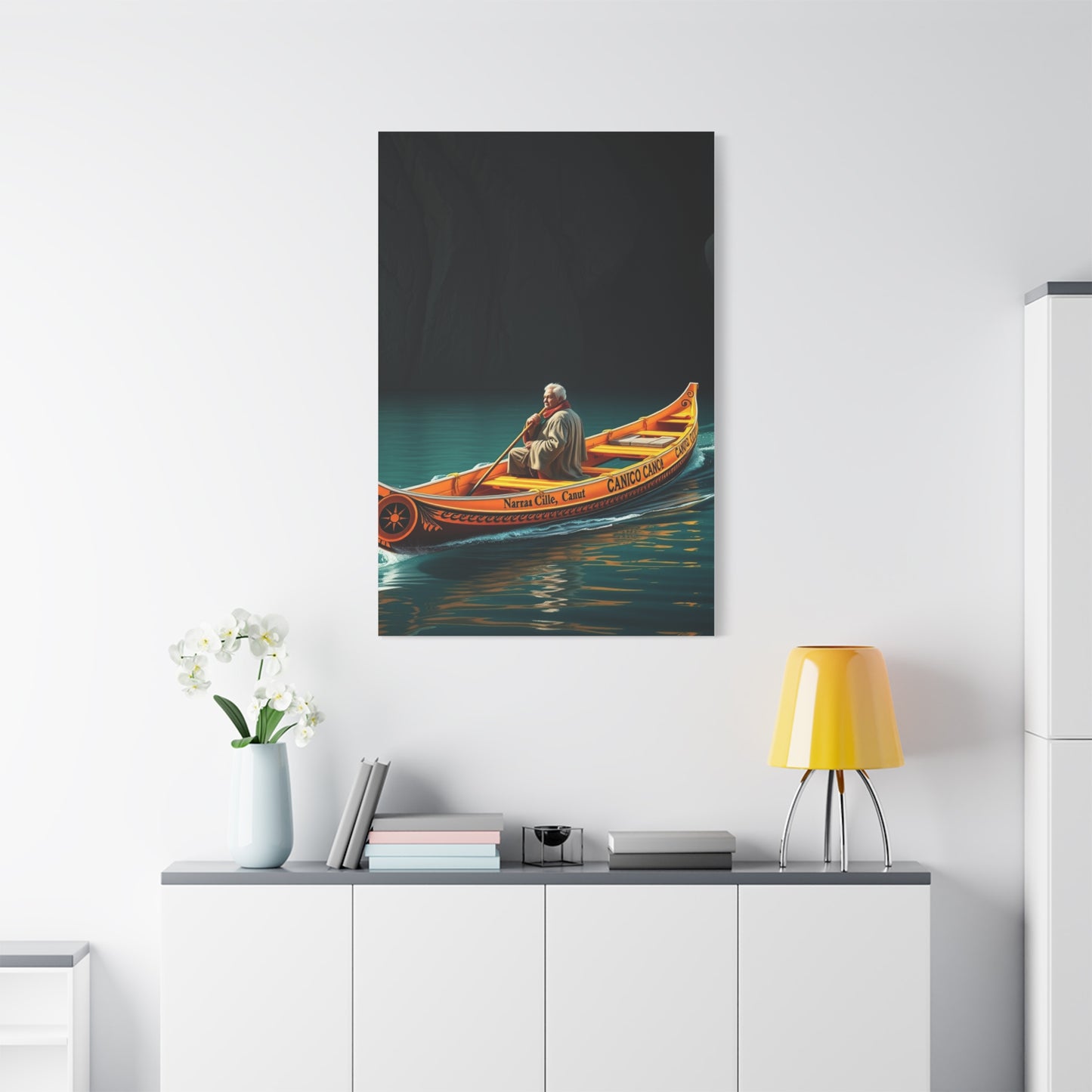 Canoe Art Refined Canvas Wall Art & Canvas Print