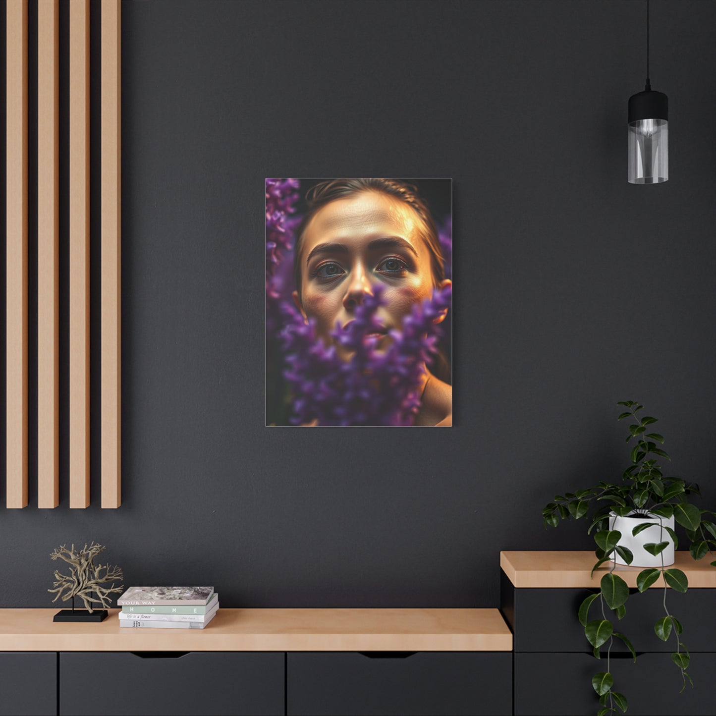 Opulent Orchid Impression Wall Art & Canvas Print