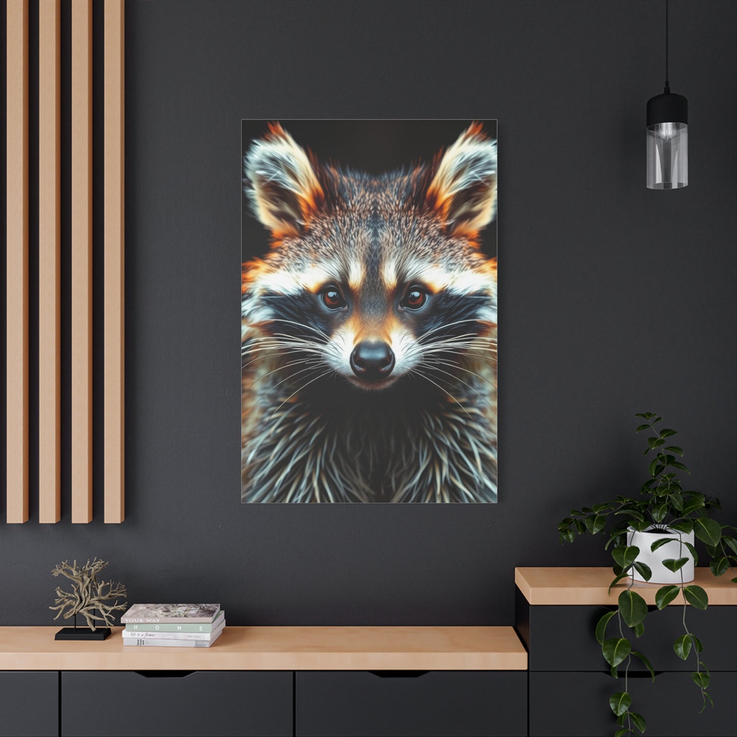 Raccoon Art Refined Canvas Wall Art & Canvas Print