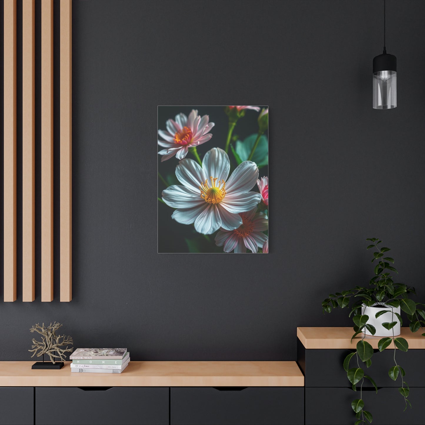 Chic Flora Panorama Wall Art & Canvas Print