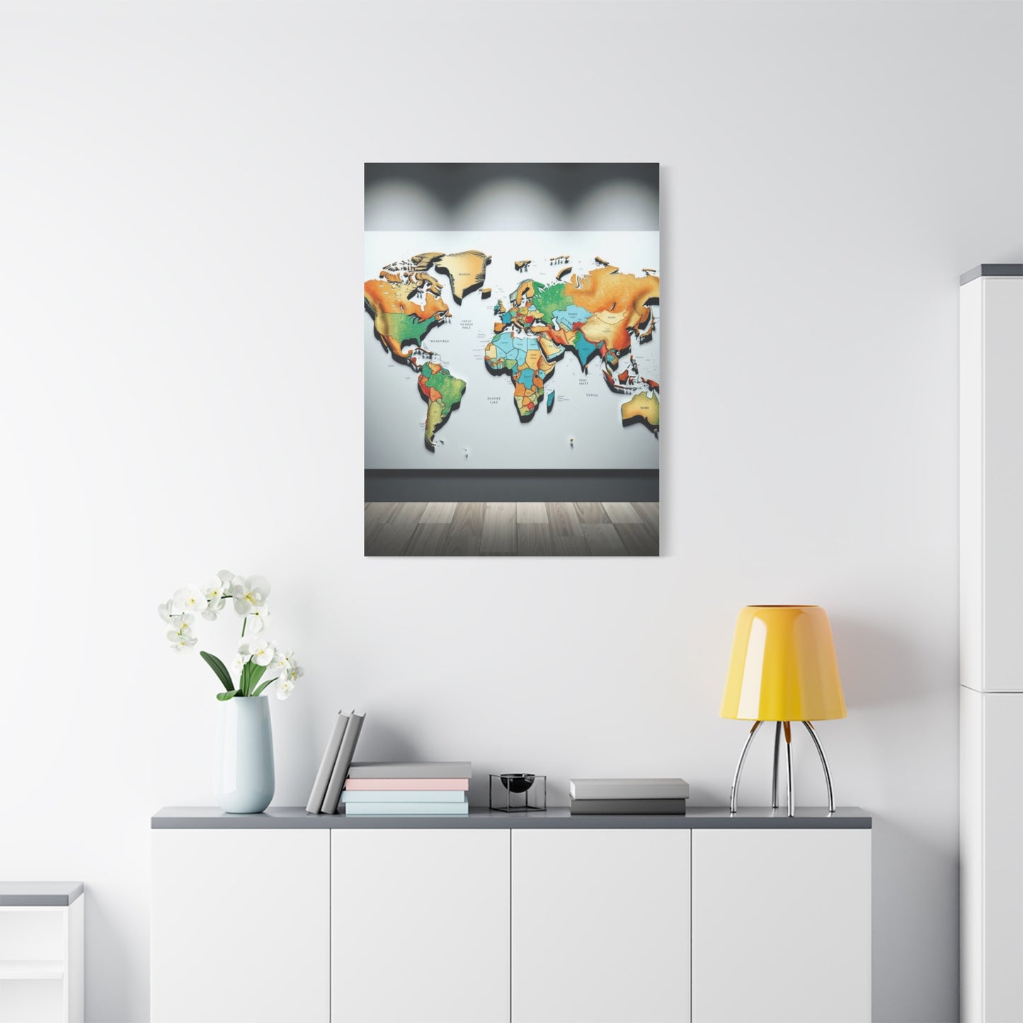 World Map Art Luxury Canvas Wall Art & Canvas Print