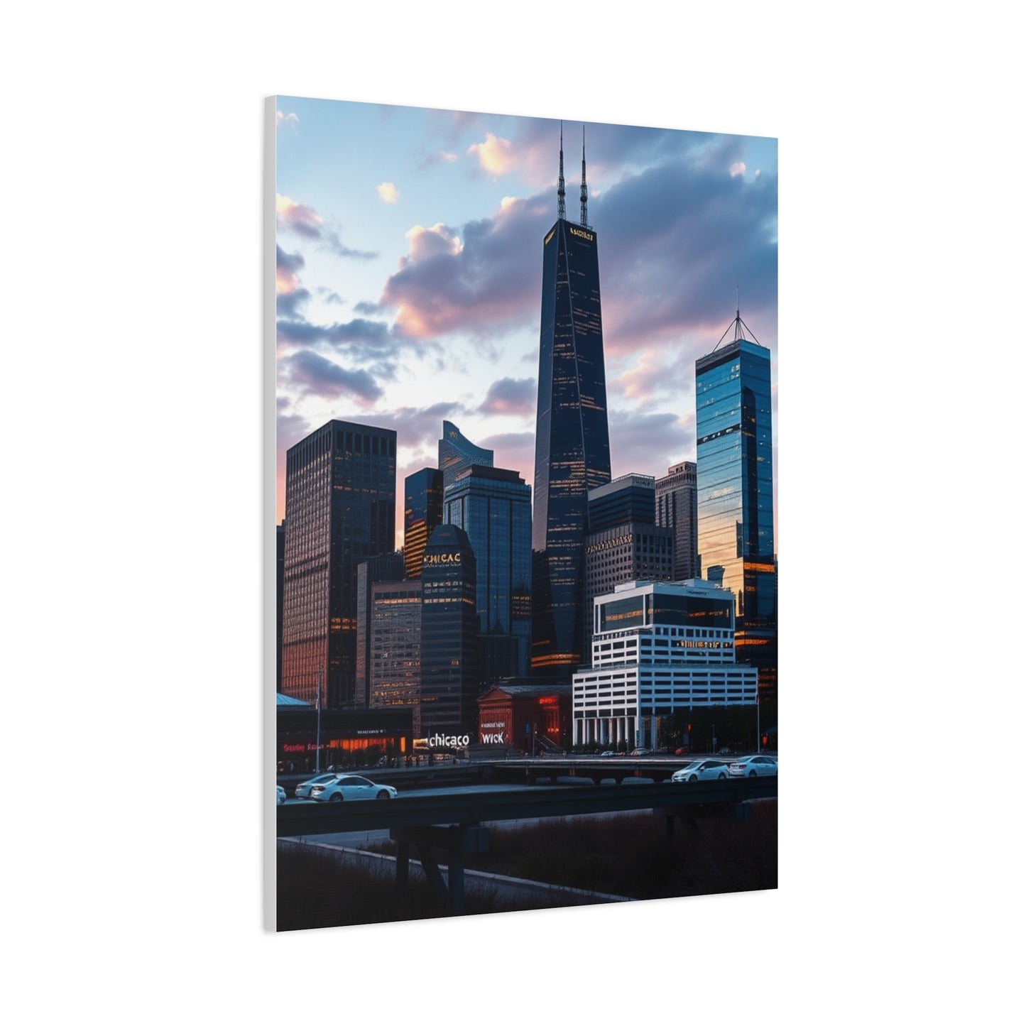 Chicago Skylines Art Supreme Gallery Wall Art & Canvas Print