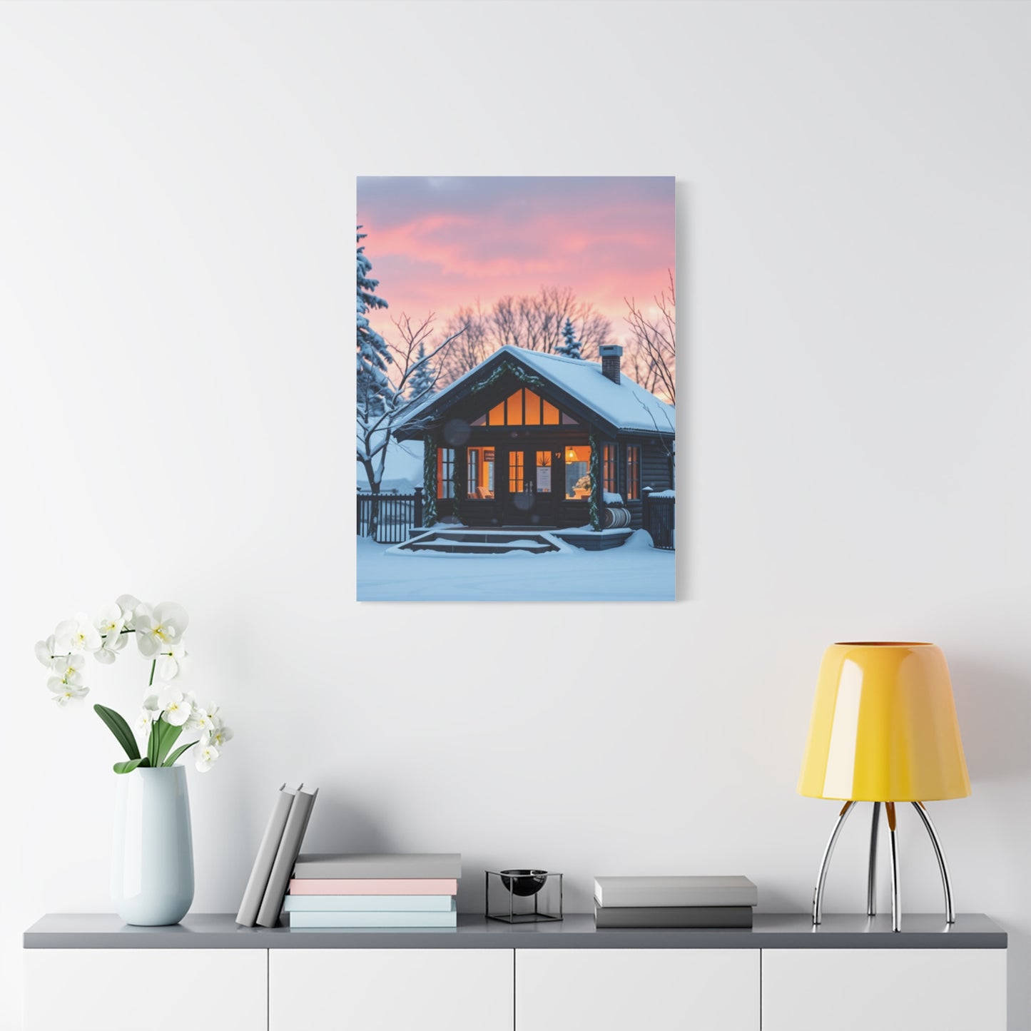 Hushed Winter Landscape Wall Art & Canvas Print