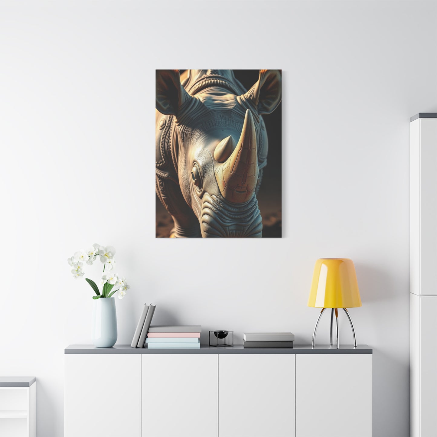 Rhinoceros Art Refined Canvas Wall Art & Canvas Print