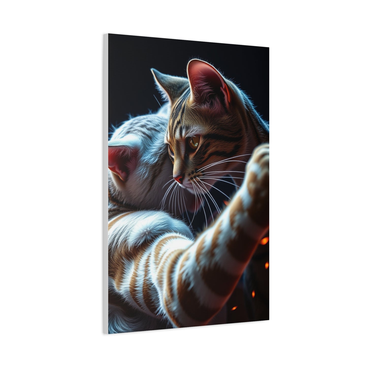 Catfight Art Luxury Canvas Wall Art & Canvas Print