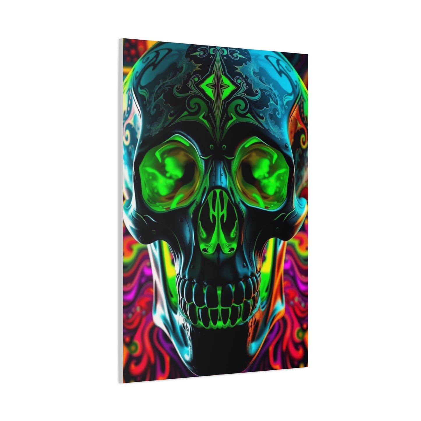 Mystic Skull Kaleidoscope Wall Art & Canvas Print