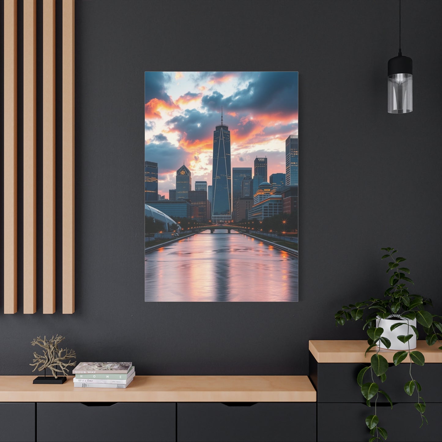 Vision Houston Skylines Art Art Wall Art & Canvas Print