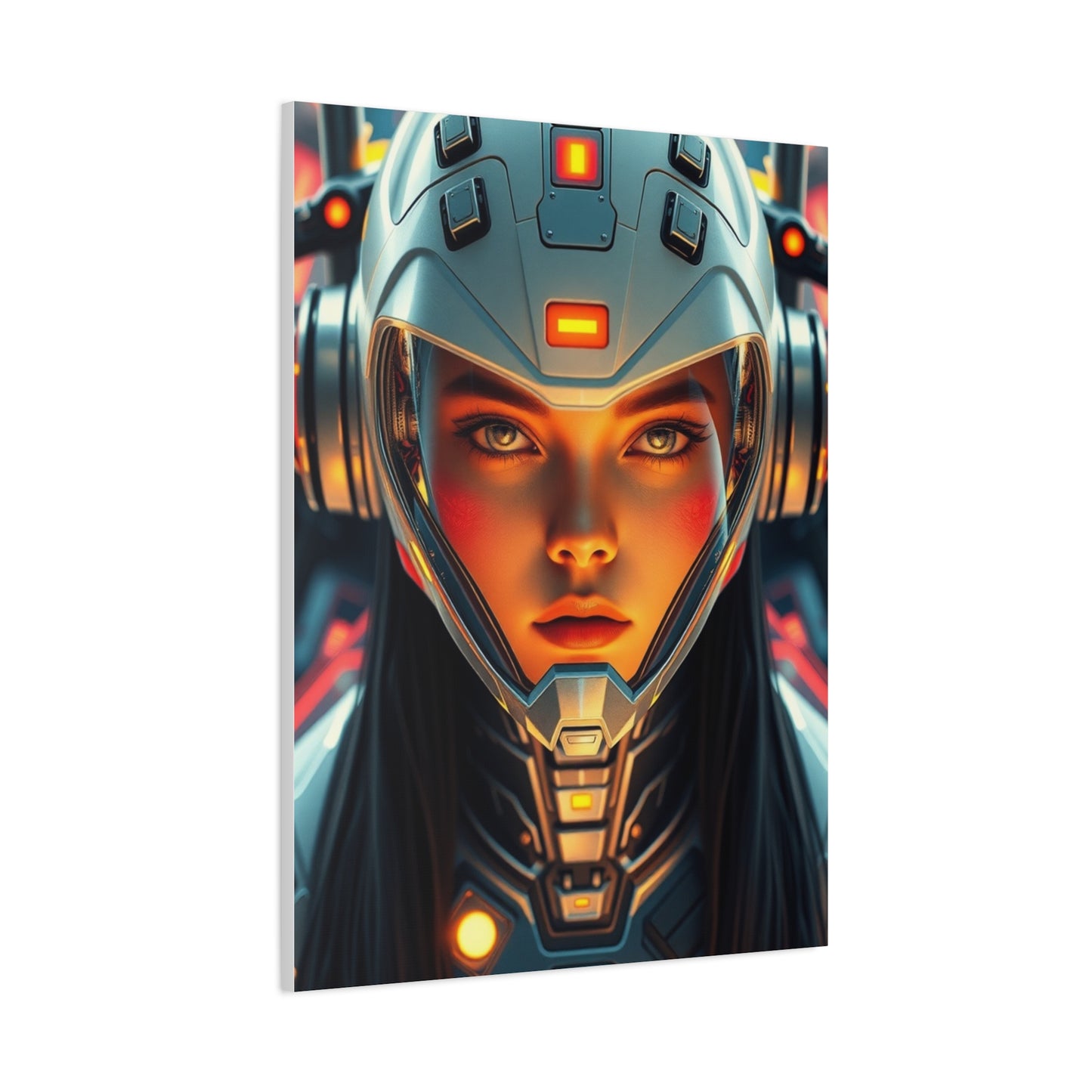 Vision Futuristic Art Art Wall Art & Canvas Print