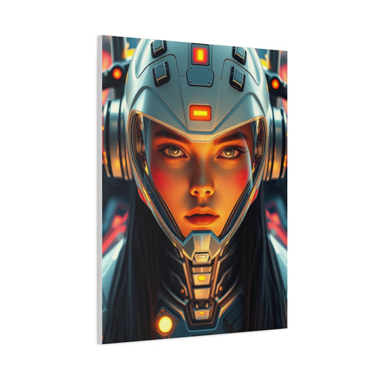 Vision Futuristic Art Art Wall Art & Canvas Print