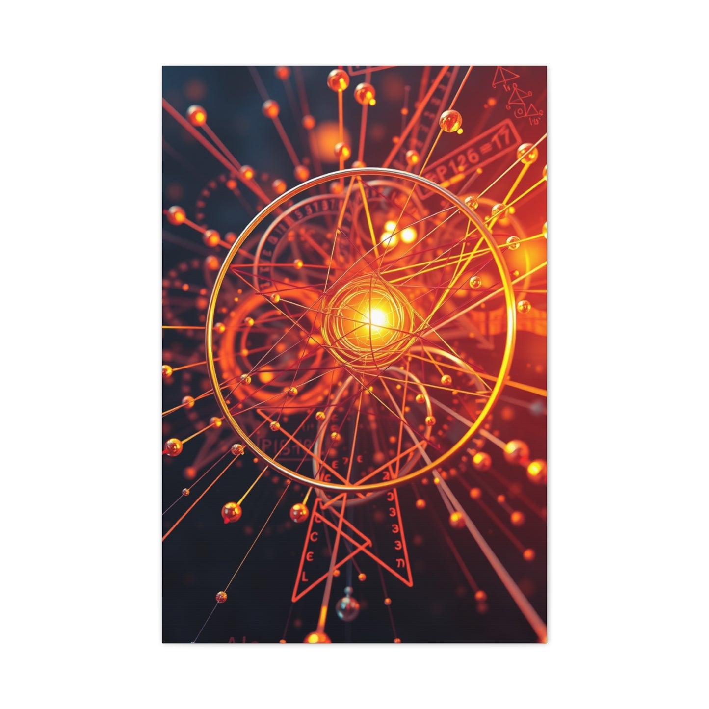 Mathematics Art Refined Canvas Wall Art & Canvas Print