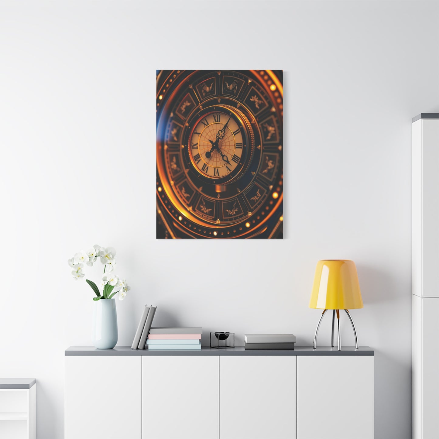 Clock Art Refined Canvas Wall Art & Canvas Print