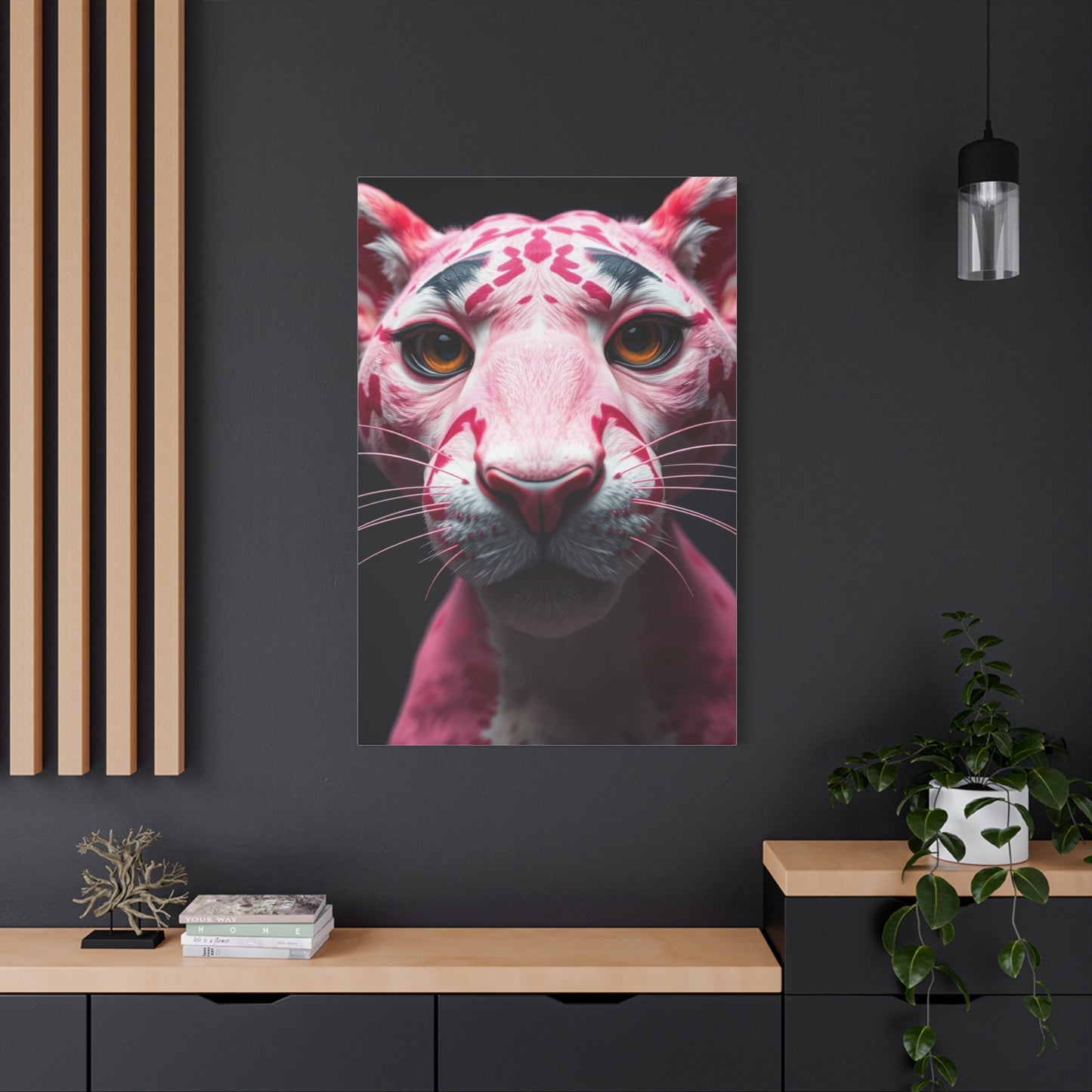 Rosy Panther Enchantment Wall Art & Canvas Print