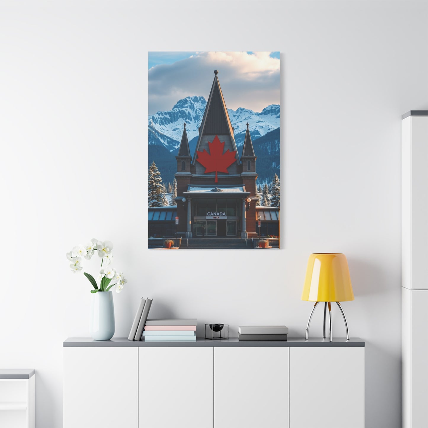 Cascading Wilderness Canvas Wall Art & Canvas Print