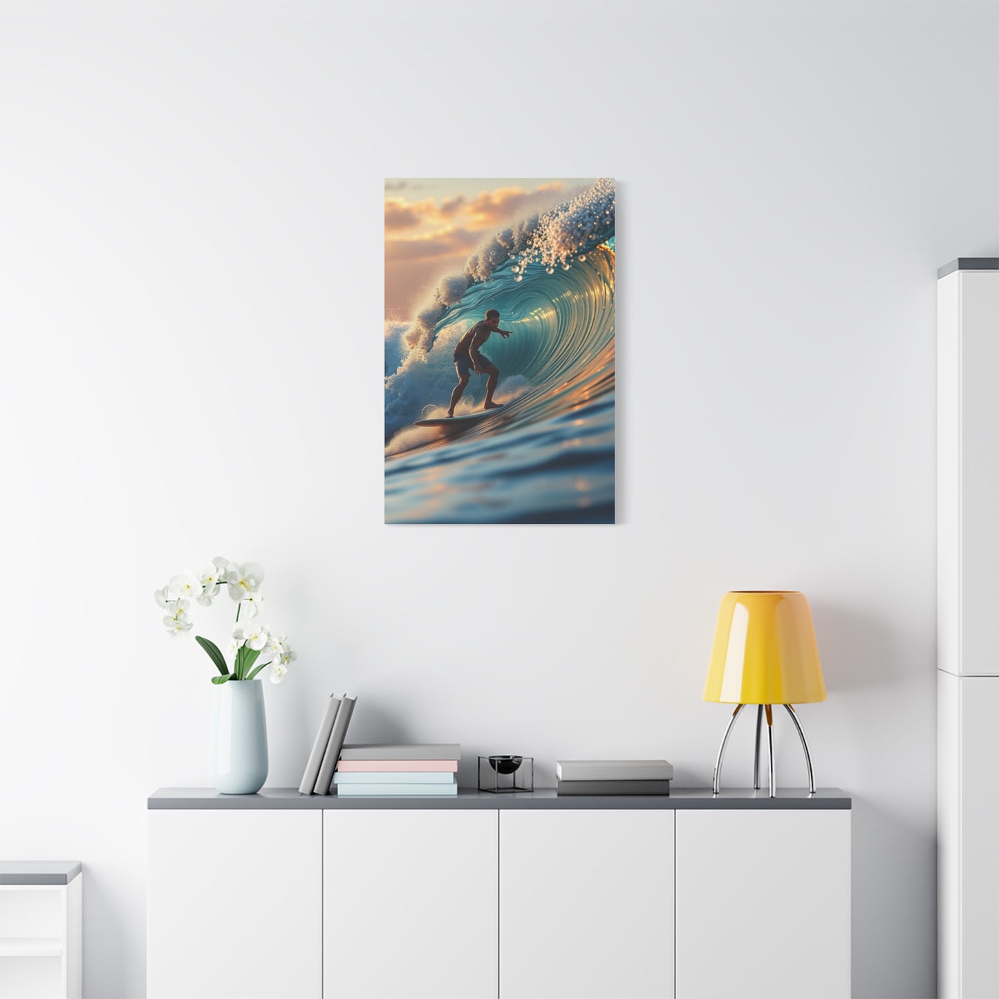 Wave Symphony Canvas Wall Art & Canvas Print