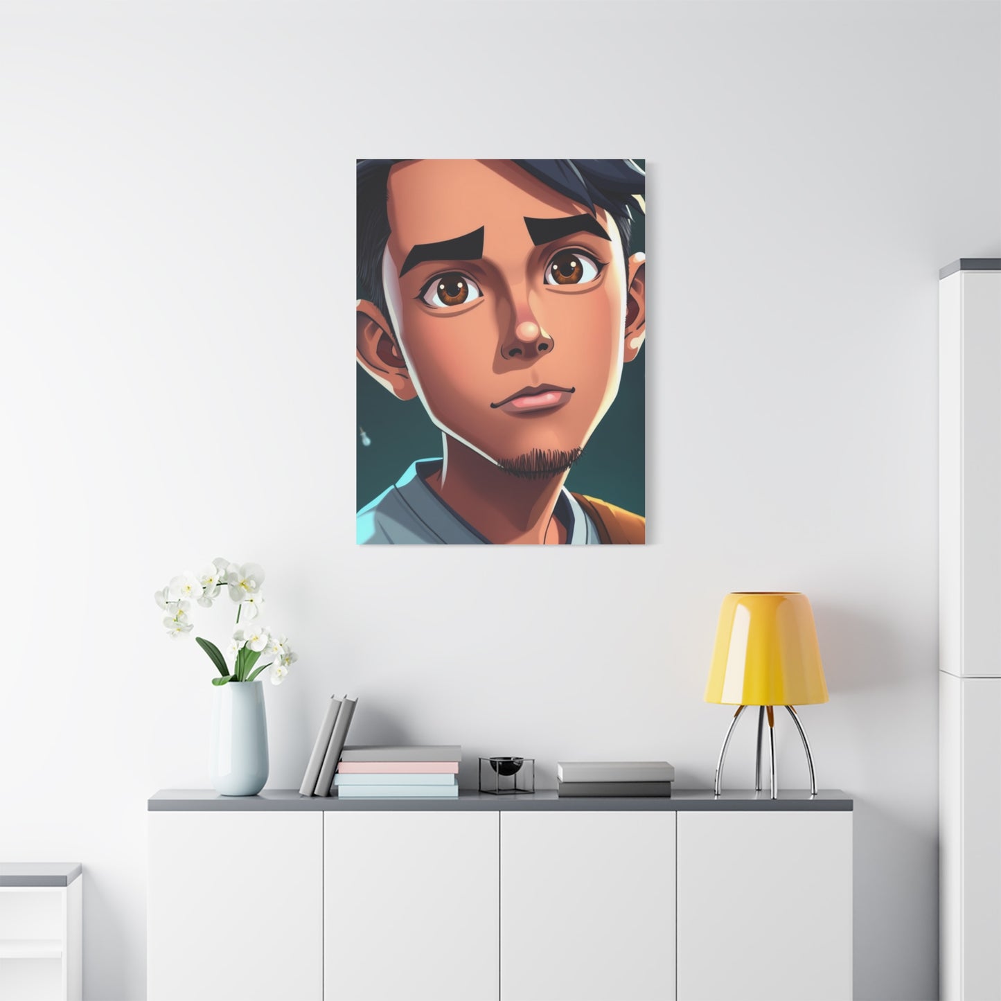 Charming Abstraction Print Wall Art & Canvas Print