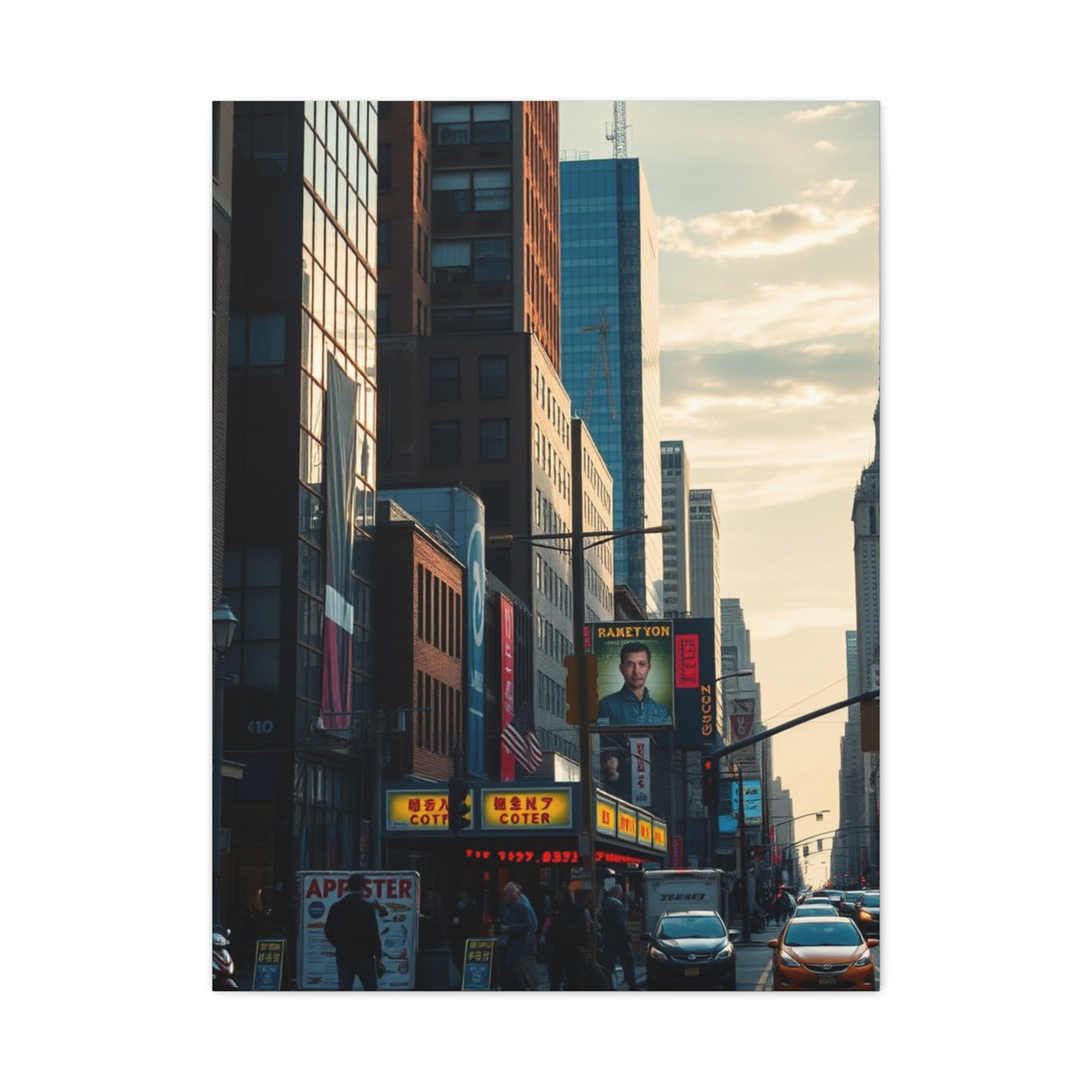 Times Square Luminosity Wall Art & Canvas Print