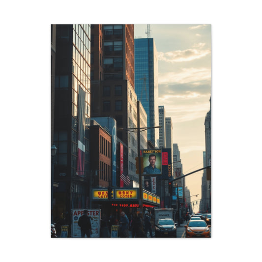 Times Square Luminosity Wall Art & Canvas Print