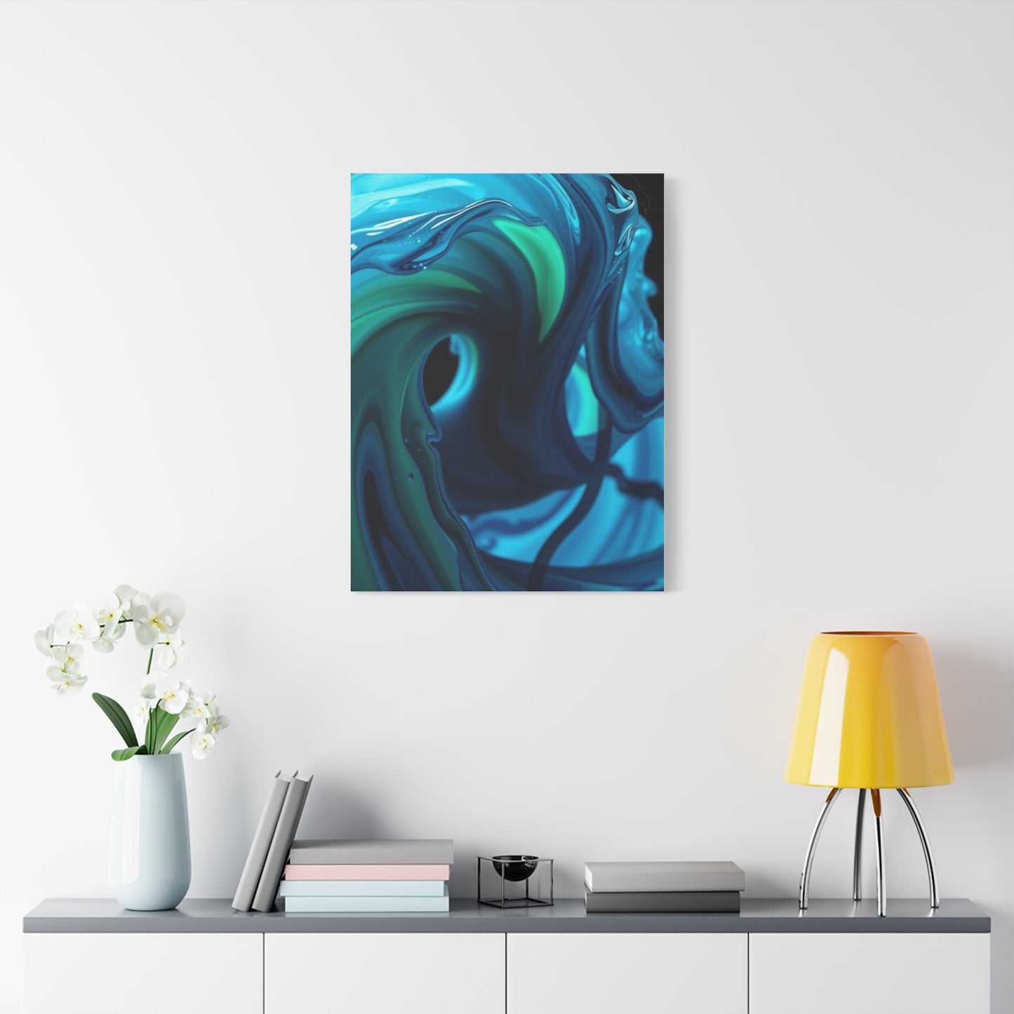Blue & Green Art Refined Canvas Wall Art & Canvas Print