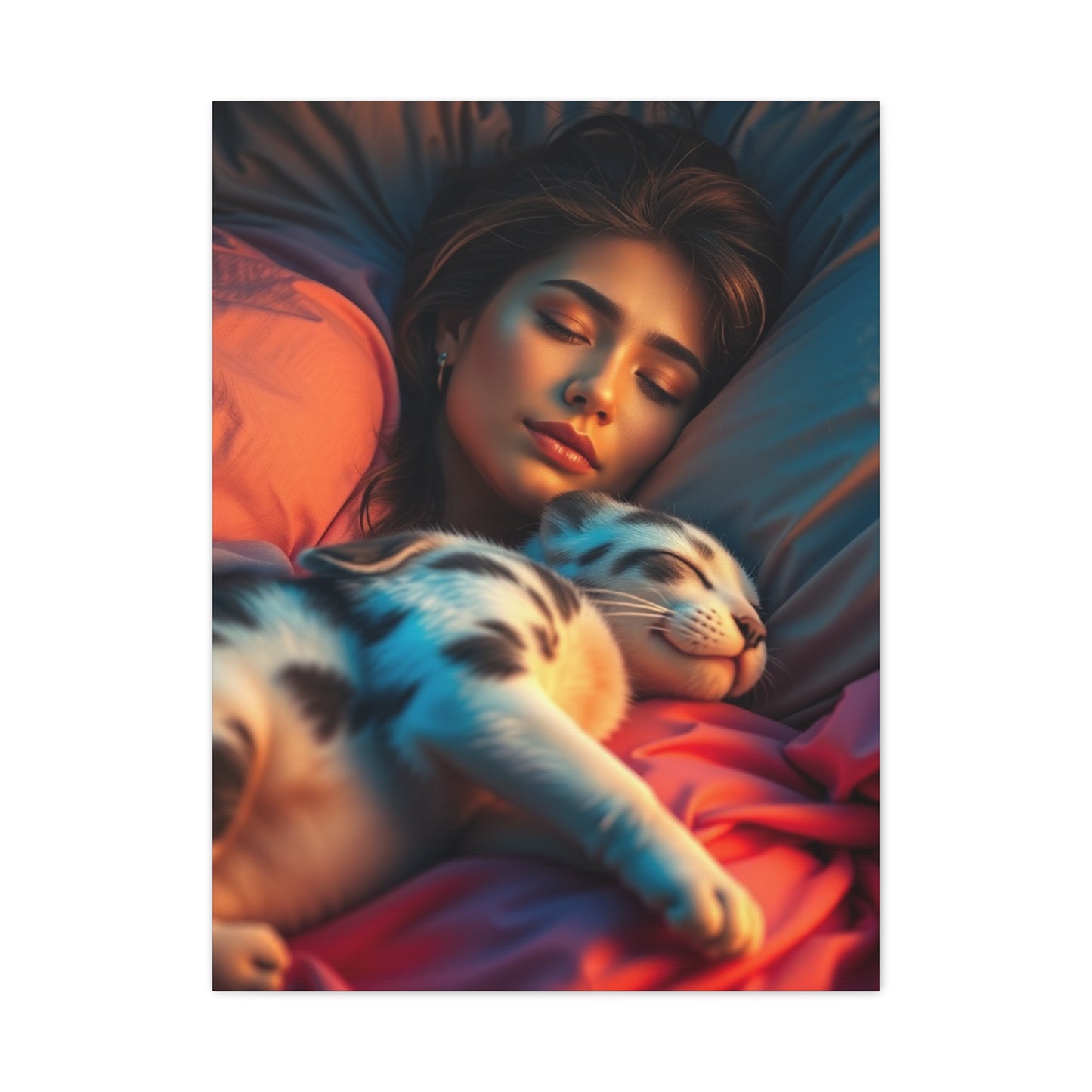 Masterpiece Sleeping & Napping Art Vision Wall Art & Canvas Print